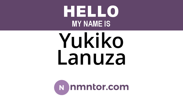 Yukiko Lanuza