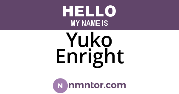 Yuko Enright