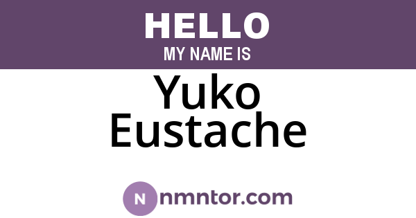 Yuko Eustache