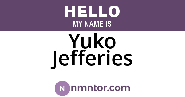 Yuko Jefferies
