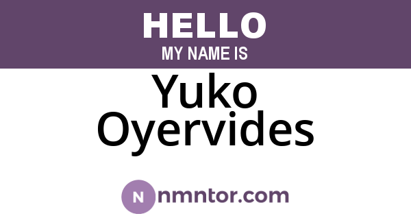 Yuko Oyervides