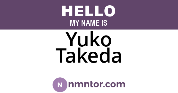 Yuko Takeda
