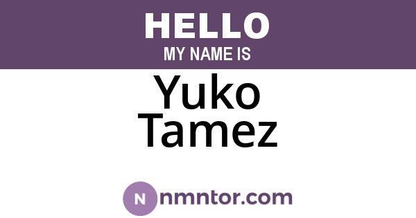Yuko Tamez