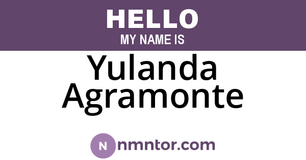 Yulanda Agramonte