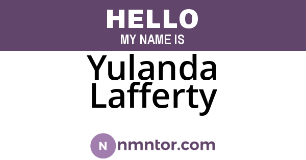 Yulanda Lafferty