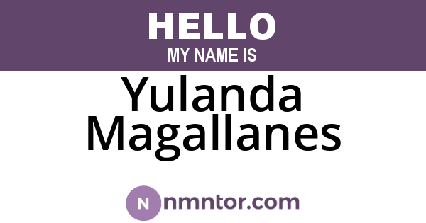 Yulanda Magallanes