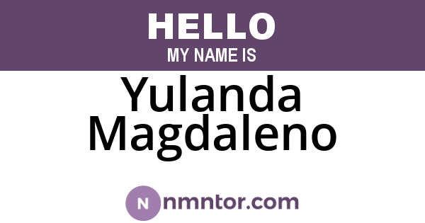 Yulanda Magdaleno
