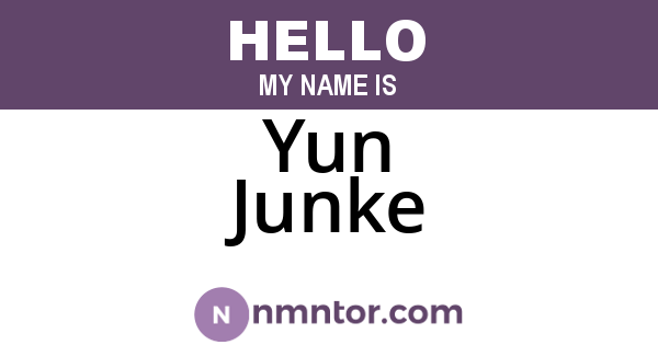 Yun Junke