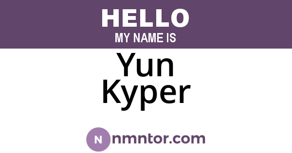 Yun Kyper