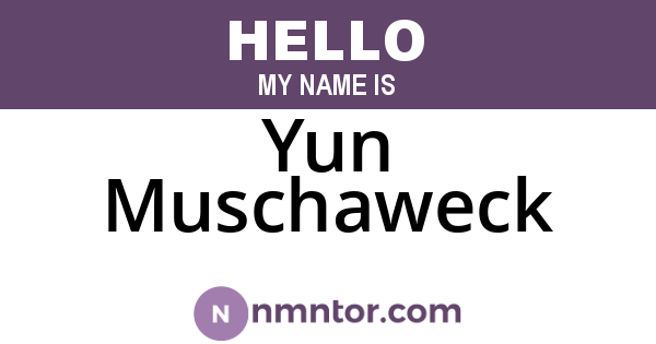 Yun Muschaweck