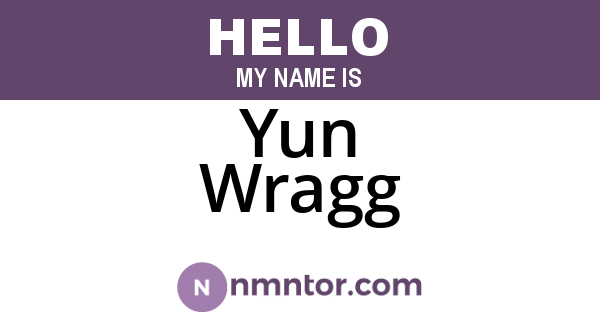 Yun Wragg