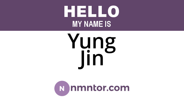 Yung Jin