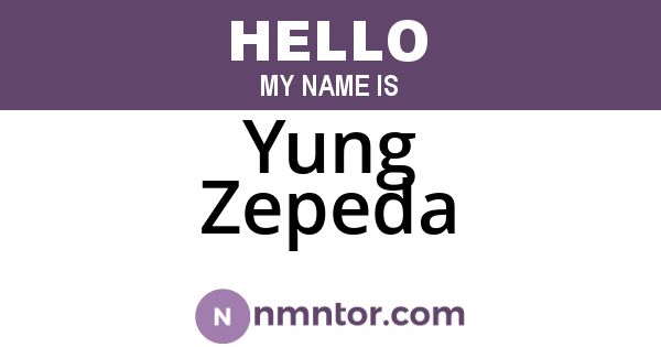 Yung Zepeda