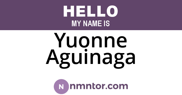 Yuonne Aguinaga