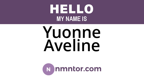 Yuonne Aveline