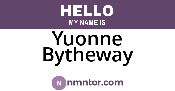Yuonne Bytheway