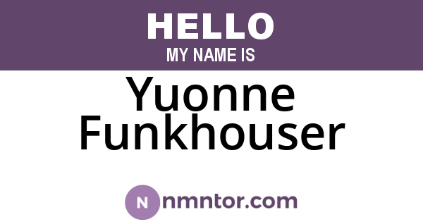 Yuonne Funkhouser