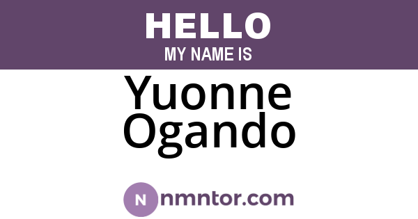 Yuonne Ogando