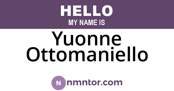 Yuonne Ottomaniello