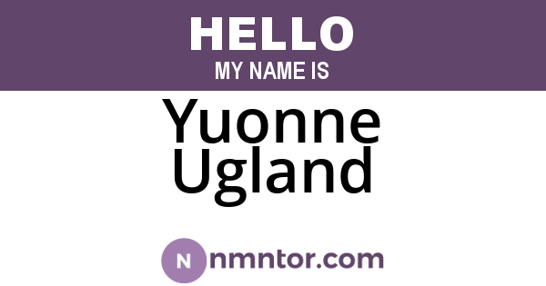 Yuonne Ugland
