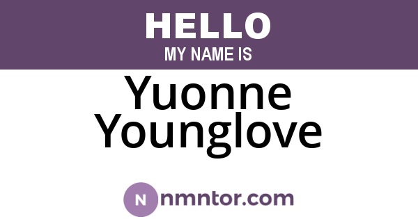 Yuonne Younglove
