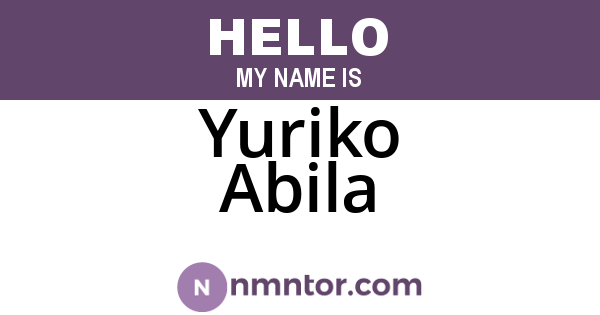 Yuriko Abila