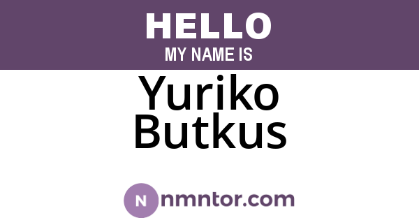 Yuriko Butkus