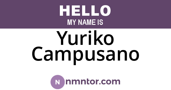 Yuriko Campusano