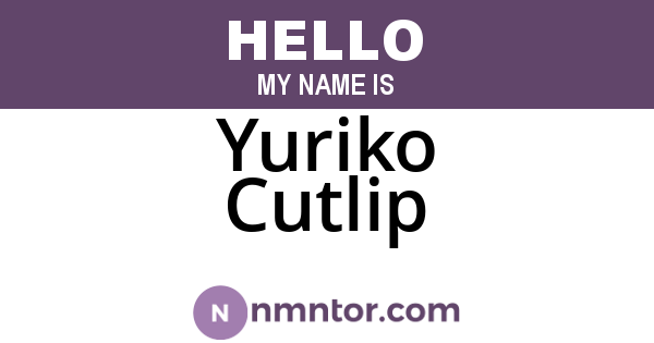 Yuriko Cutlip