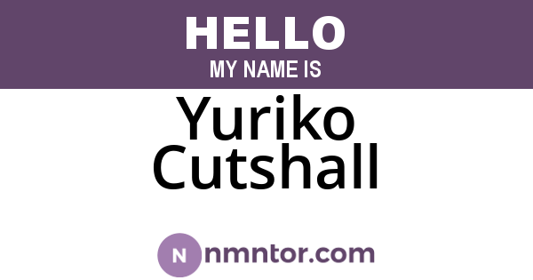 Yuriko Cutshall