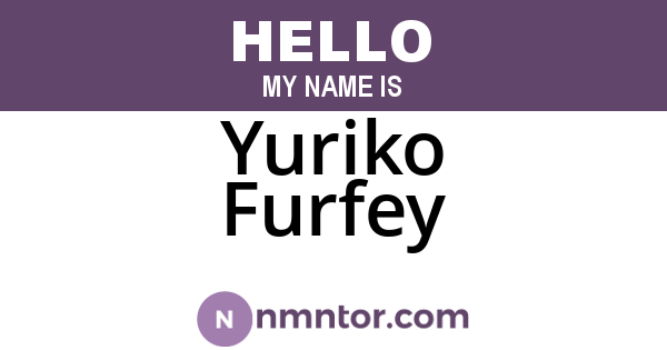 Yuriko Furfey