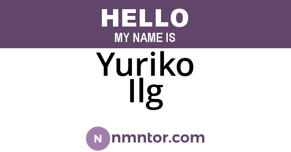 Yuriko Ilg