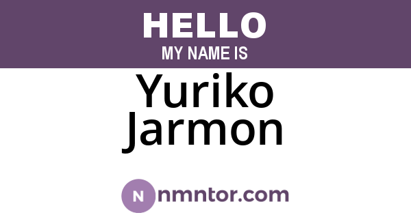 Yuriko Jarmon