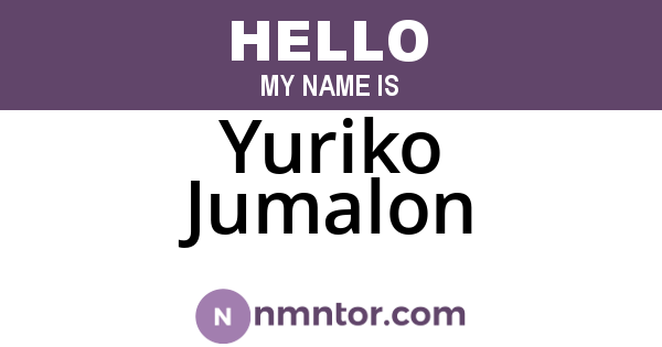 Yuriko Jumalon