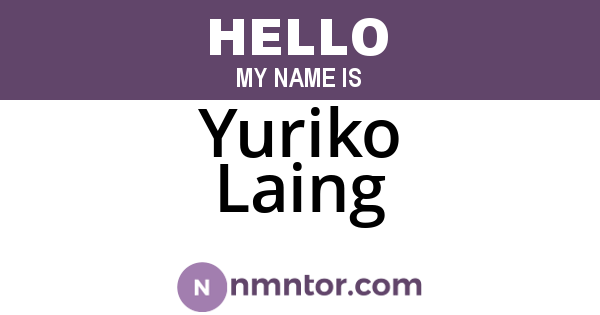 Yuriko Laing