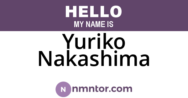 Yuriko Nakashima