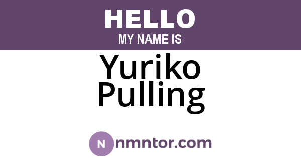 Yuriko Pulling