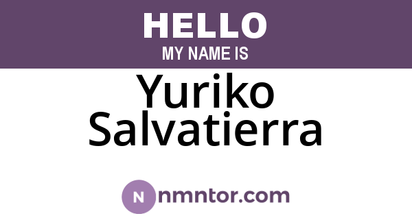 Yuriko Salvatierra