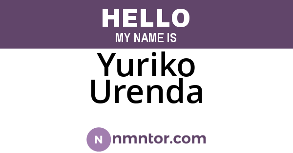 Yuriko Urenda