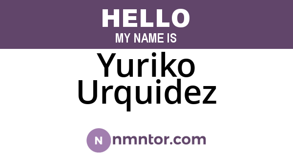 Yuriko Urquidez