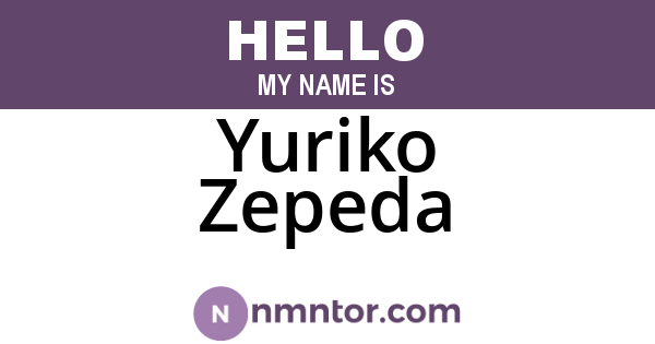 Yuriko Zepeda