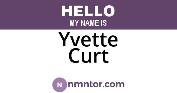 Yvette Curt