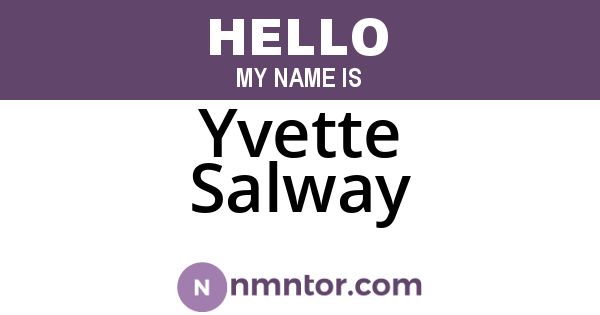 Yvette Salway