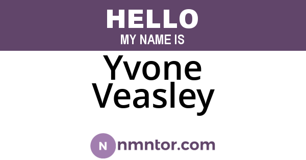 Yvone Veasley