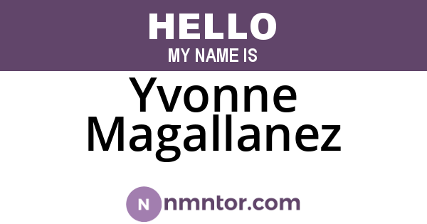 Yvonne Magallanez