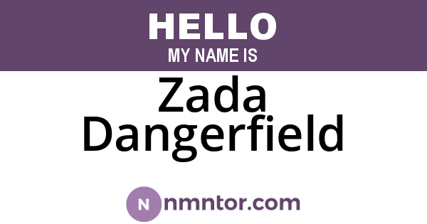 Zada Dangerfield