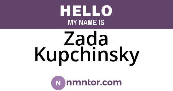 Zada Kupchinsky