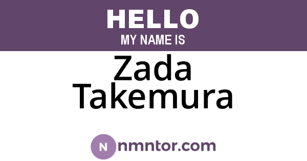Zada Takemura