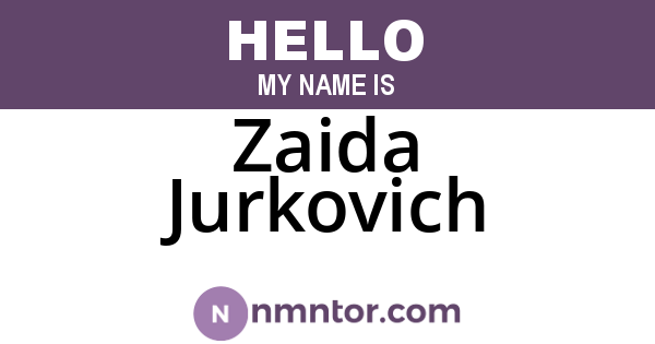 Zaida Jurkovich