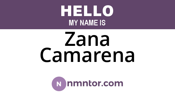 Zana Camarena